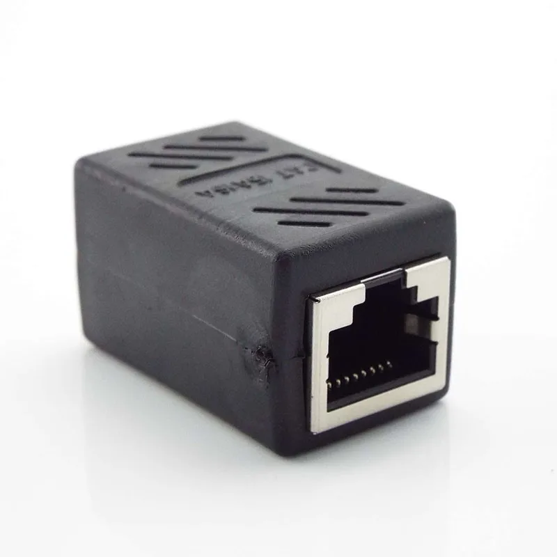RJ45 Coupler Ethernet Cable LAN Connector Inline Cat7/Cat6/Cat5e Network Cable Extender Adapter Female To Female 8P8C ShieldedA2