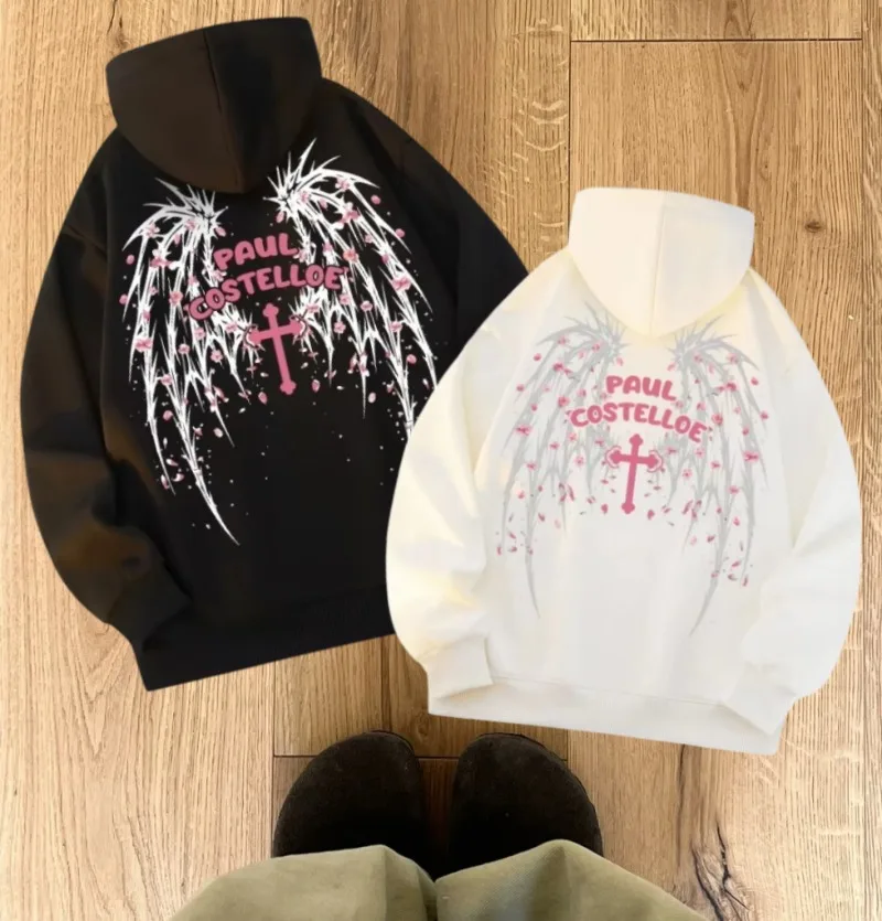 

Первая осень/зима 2021, новая коллекция, американский дизайн, креативные принты, теплые свободные мужские и женские толстовки с капюшоном и длинными рукавами