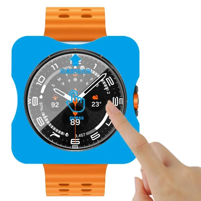 Tempered Glass Screen Protectors For Samsung Galaxy Watch 7 40mm 44mm HD Protective Film Easy To Install For Galaxy 7 Ultra 47mm