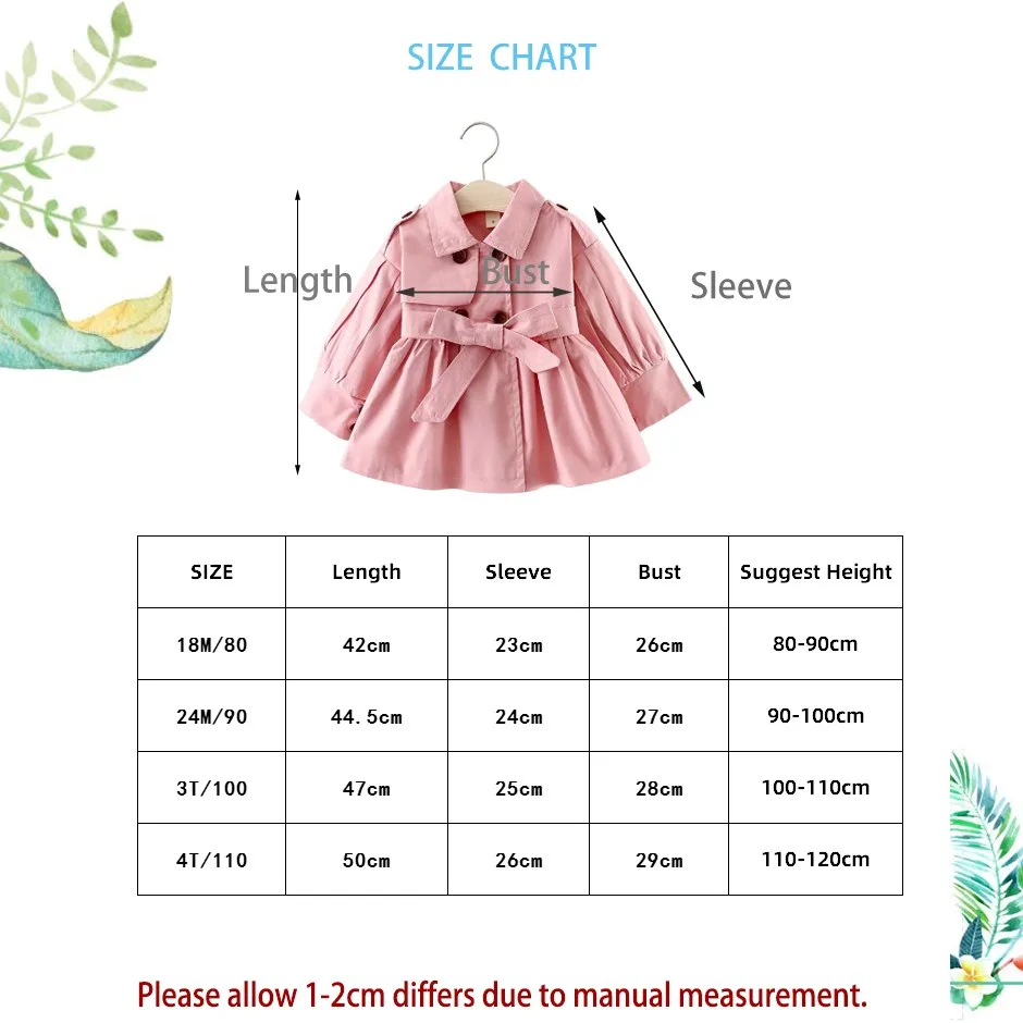 Children's Clothing 2023 Girls' Coat Kids Jacket Children's Spring Autumn Korean Style Cute Long Trench Baby Girls Windbreaker images - 6