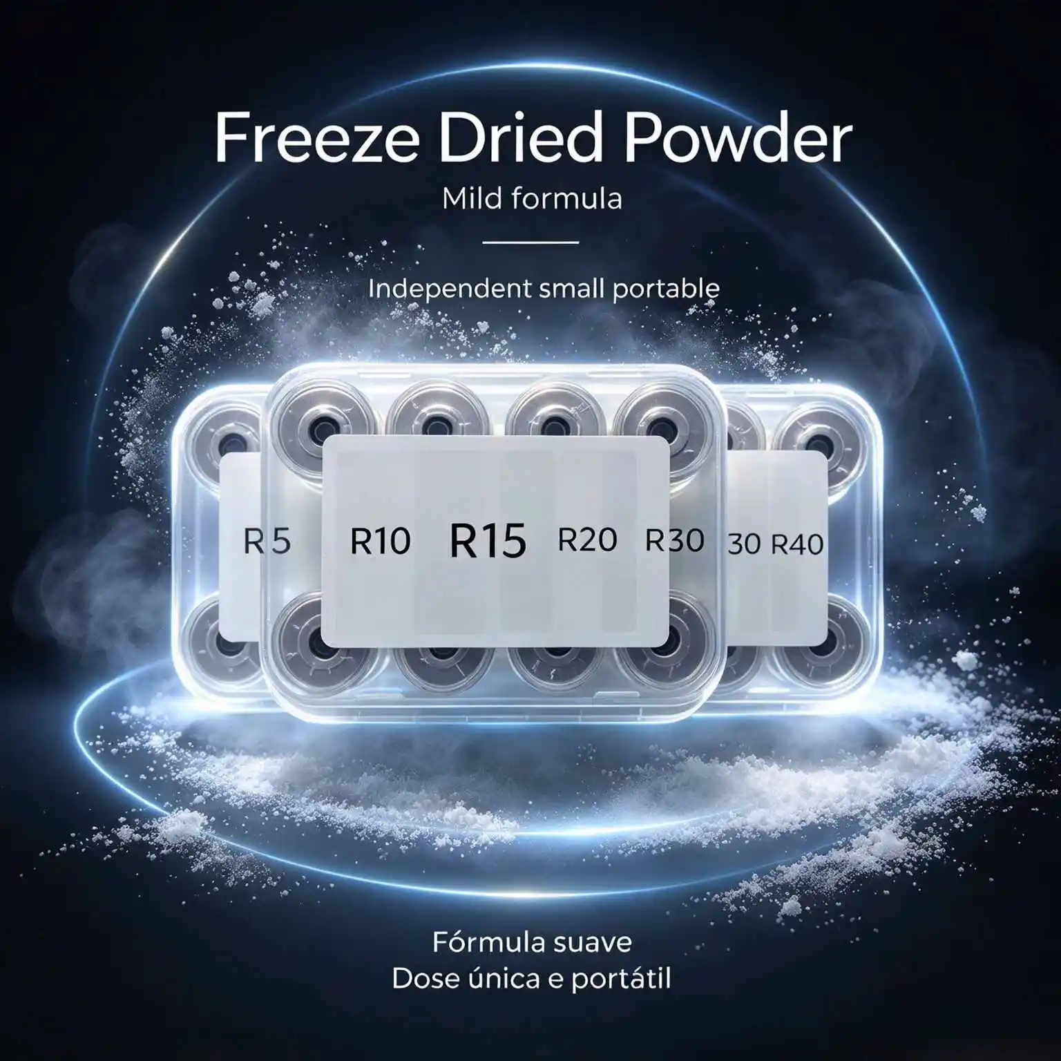 High-Quality  Freeze-Dried Powder, Repairs Skin Damage (Random Cap Colors, Production Date Subject to Actual Goods)