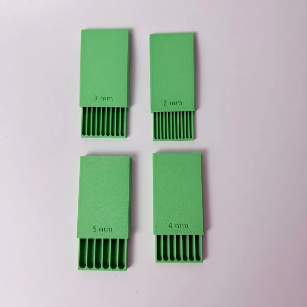 4Pcs 2-5mm Clay Gel Ball Maker Tool Rapid Molding Slot‑Structure Pottery Clay Ball Maker