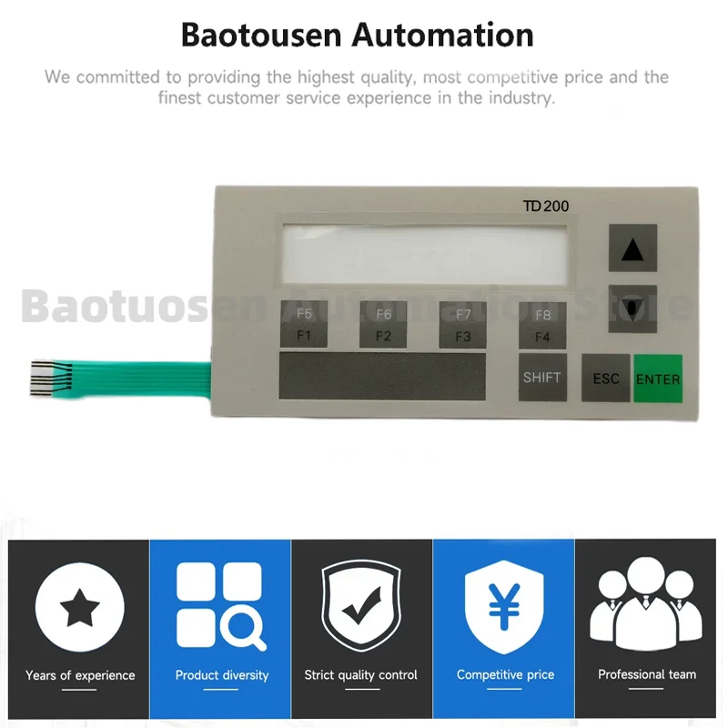 New Membrane Keypad for 6ES7272-0AA30-0YA0 TD200 Membrane Switch