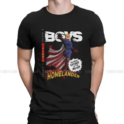 The Boys Billy TV Show TShirt for Men Homelander Classic  Basic Casual Tee T Shirt Novelty New Design Fluffy