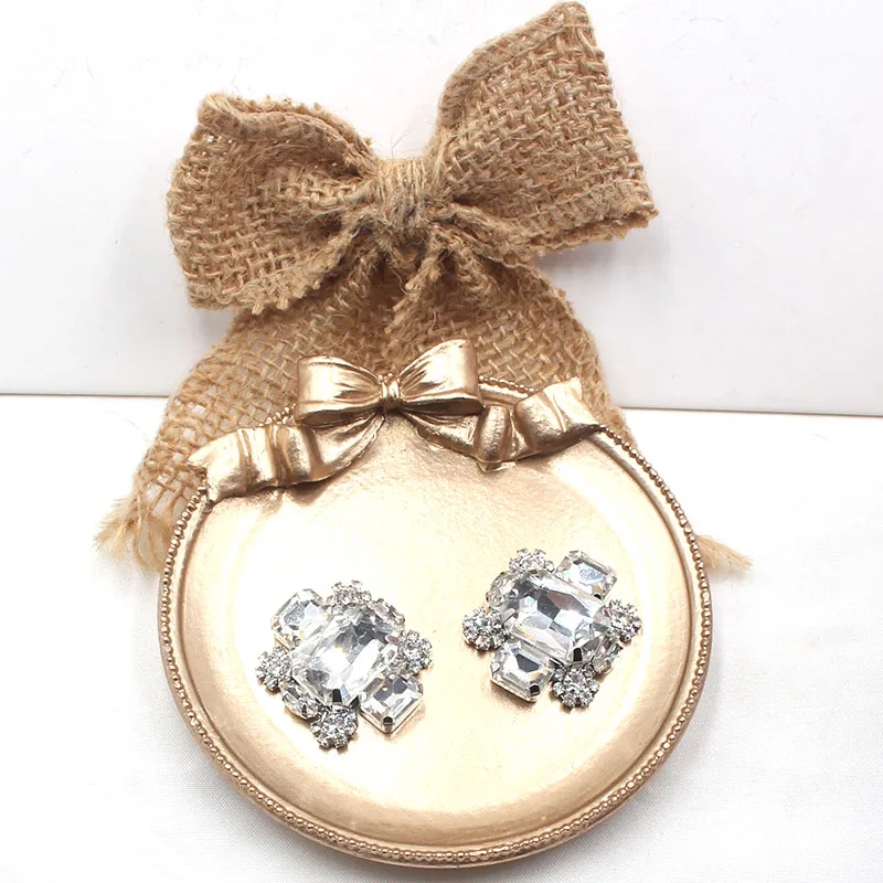 2 Pieces Each Batch Of 30*26MM High-end Metal Shirt Buttons Multi-functional Decorative DIY Jewelry Material Accessories