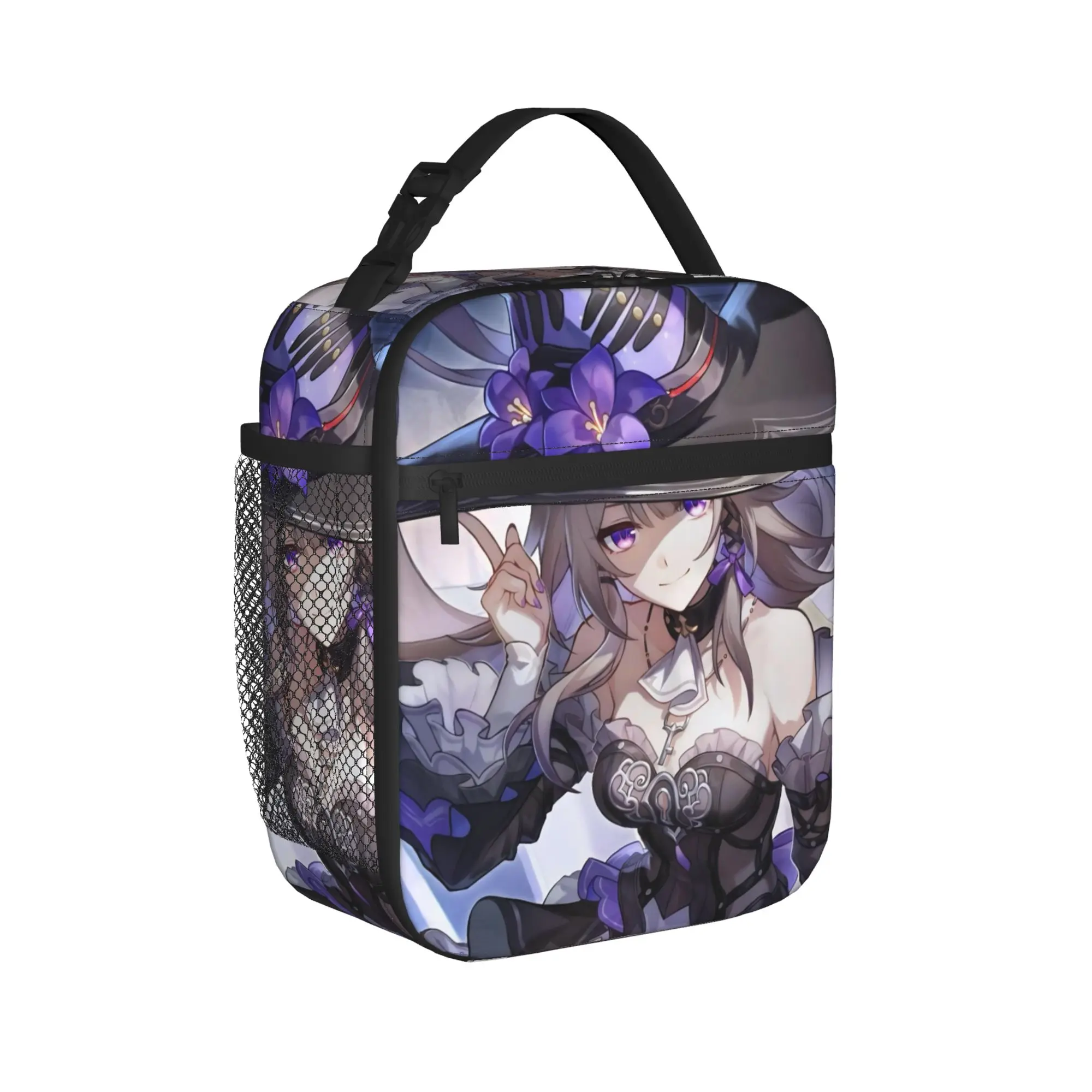 Honkai Star Rail Insulated Lunch Bags for Men Women  Food Container Bags Portable Cooler Thermal Lunch Boxes For Travel