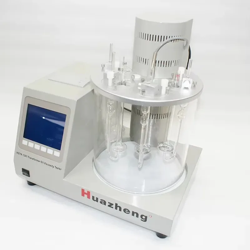 Huazheng ASTM D445 Automatic Viscosity Tester Oil Viscometer Apparatus Petroleum Products Kinematic Viscosity Tester