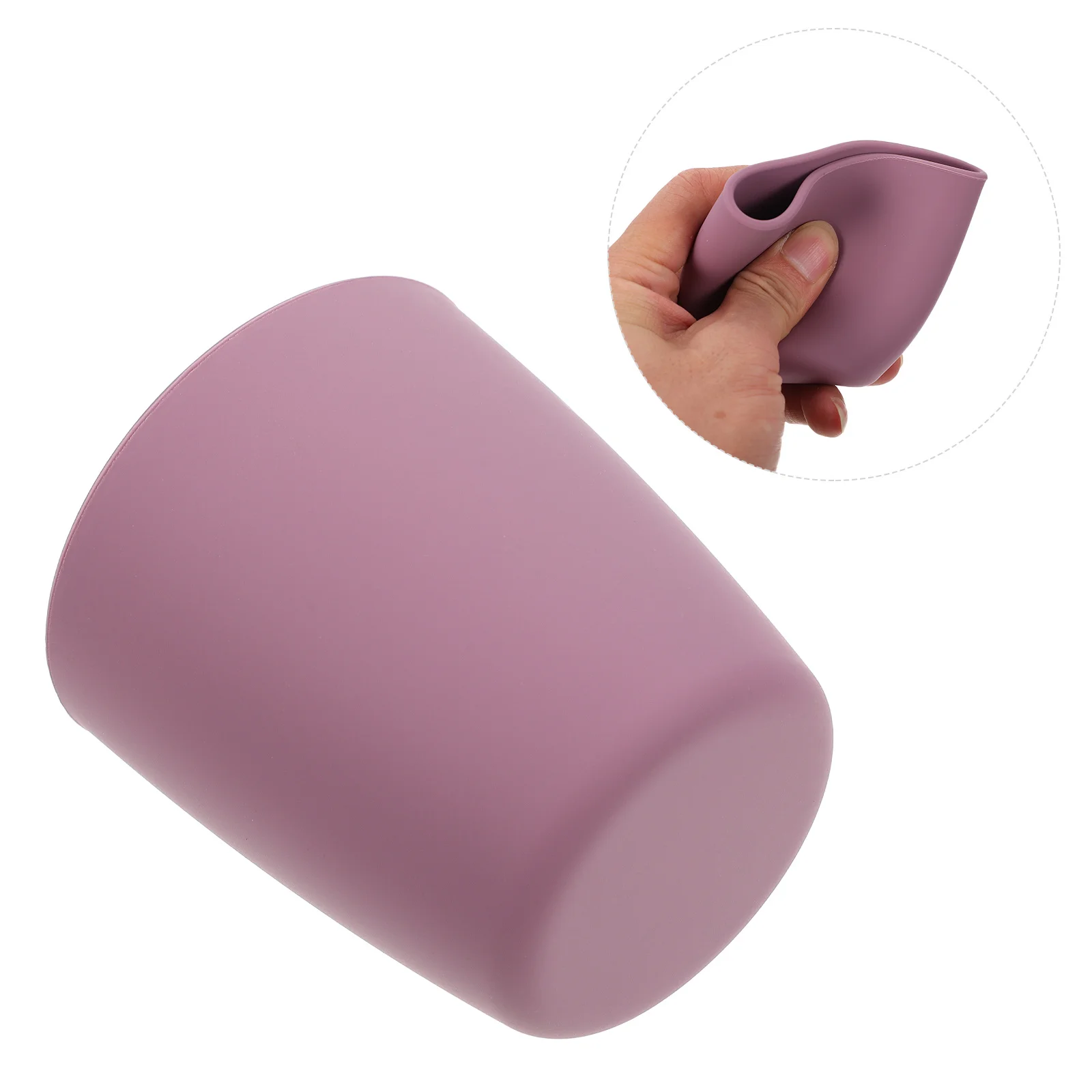 

1Pcs Baby Silicone Training Cup Food Grade Safe Infant Learning Cup Smooth Non-Slip Toddler Drinking Water Milk Feeder Sturdy