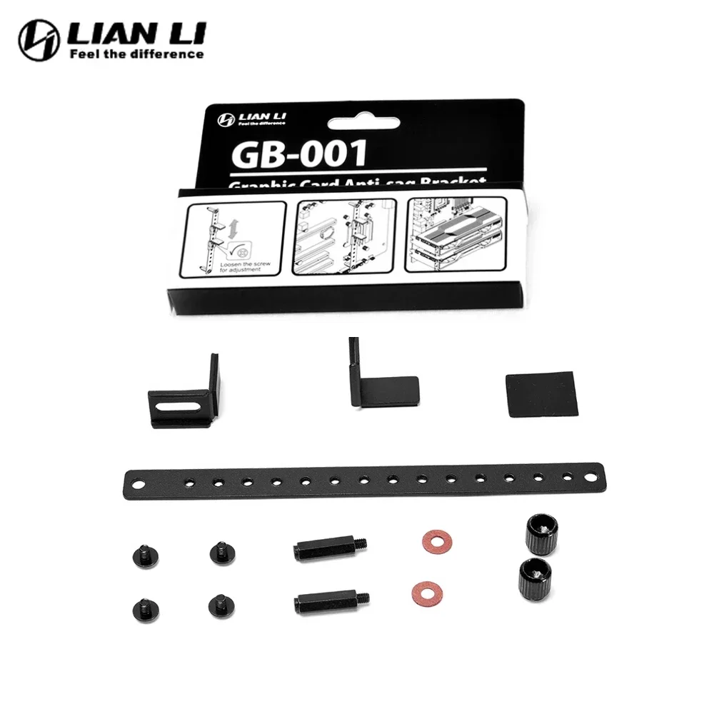 حامل بطاقات الرسومات LIAN LI للوحة الأم ATX وE-ATX، حامل وحدة معالجة الرسومات ذات الهيكل المخفي GB-001