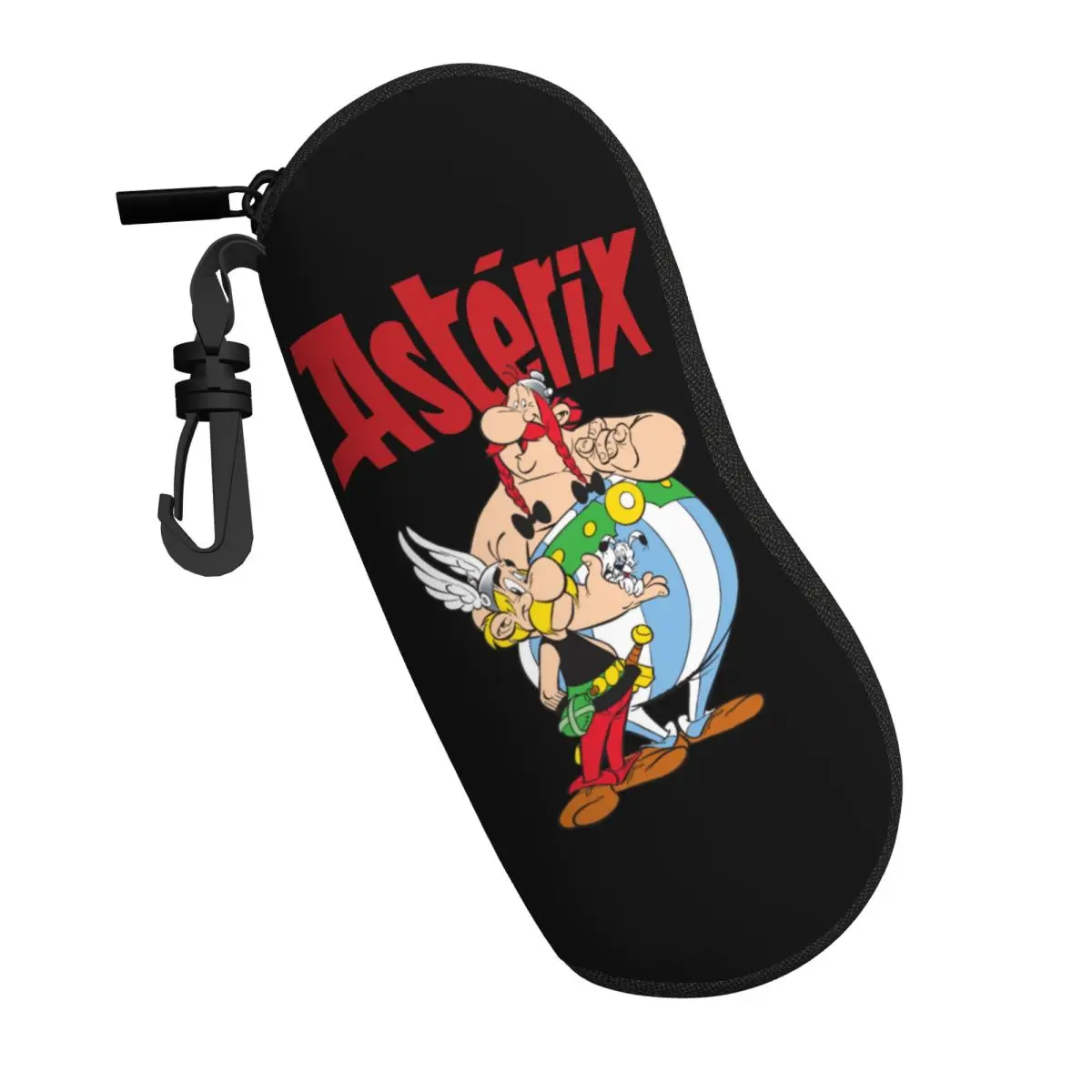 Custom Asterix And Obelix With Idefix Shell Eyeglasses Protector Cases Cute Sunglass Case Manga Glasses Pouch