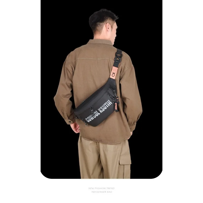 

Men's crossbody bag trendy multifunctional single-shoulder waterproof casual commuting versatile comfortable bag