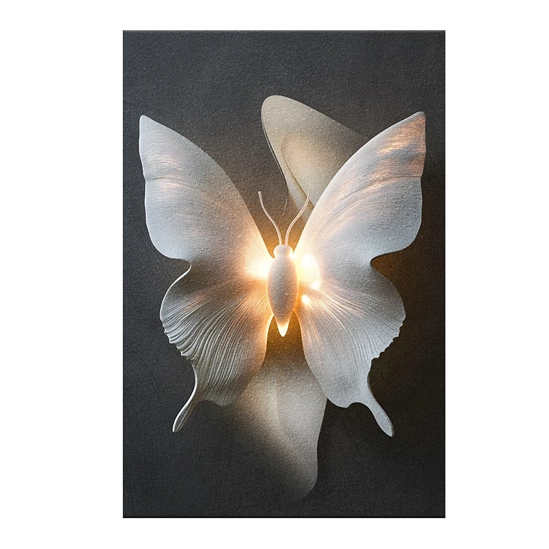 Minimalist Entrance LED Decoration Painting Sandstone Home Decoration Living Room Corridor Sofa Background Wall Painting Light