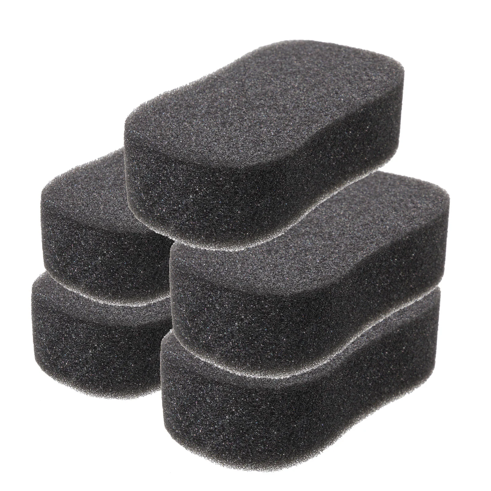 5 Pcs Cleaning Wipes Sponge Scrubber Soft Horse Bath Sponges Hose Large Black Household Child