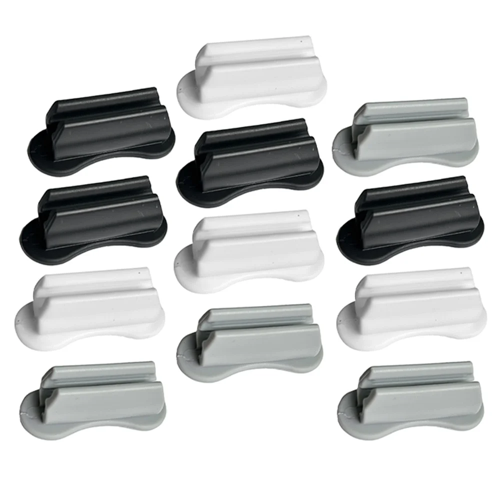 12 قطعة حامل قلم سيليكون مشبك ذاتي اللصق لمكتب دفتر الحافظة جدار ماركر حامل القلم الرصاص المنظم الأكمام