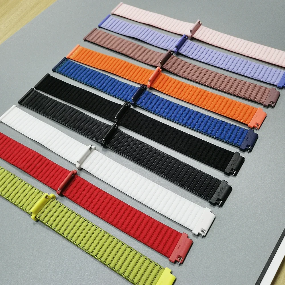 Nylon Loop 20/22mm Strap for Amazfit BALANCE 2/Bip 6 5 UNITY Bracelet Correa AMAZFIT GTR 4 2 3Pro GTS4 2 mini Active 2 Watchband