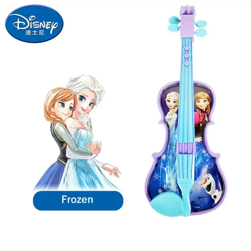 Disney girls Frozen Princess Violin Toy Musical Instrument Simulation kids Toy Electronic Musical Instrument Kid Holiday Gifts