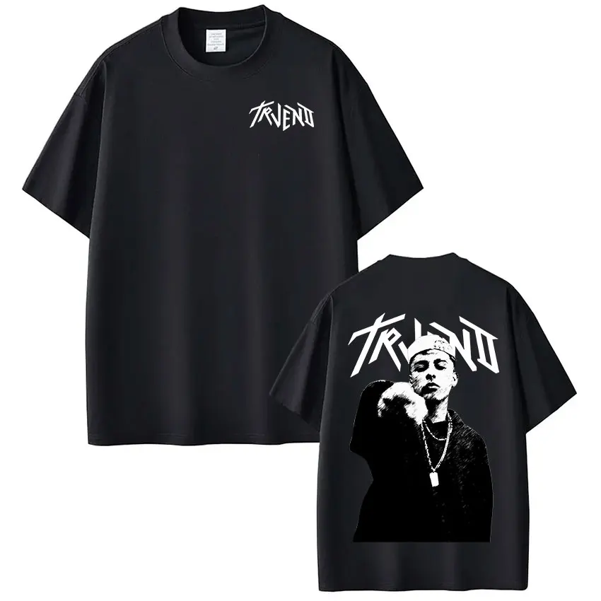 Rapper Trueno Album Tour 2025 T-shirt Men Women Clothing Fashion Short Sleeve T Shirt 100% Cotton Oversized T-shirts Streetwear
