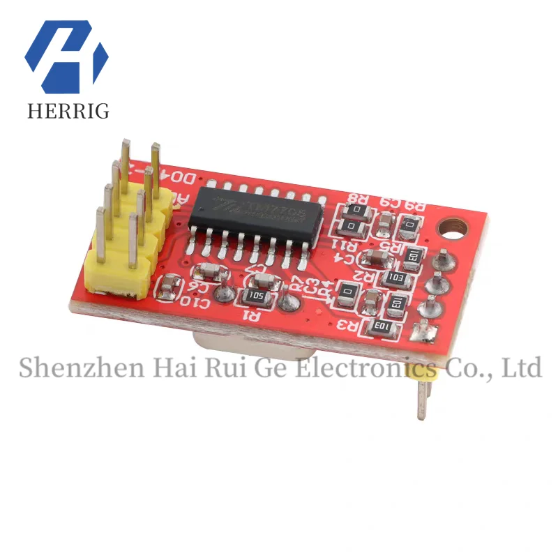 TM7705 Dual-Channel 16-Bit Analog-to-Digital Converter (ADC) Data Acquisition Module, SPI Interface, Compatible with AD7705
