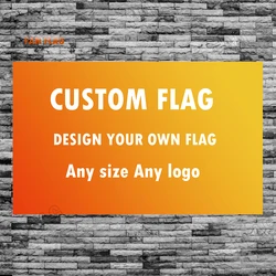 90x150cm Professional Custom Car Motorcycle Team or Conpany Logo Flag Polyester Printed Decoration Banner Tapestry Banner