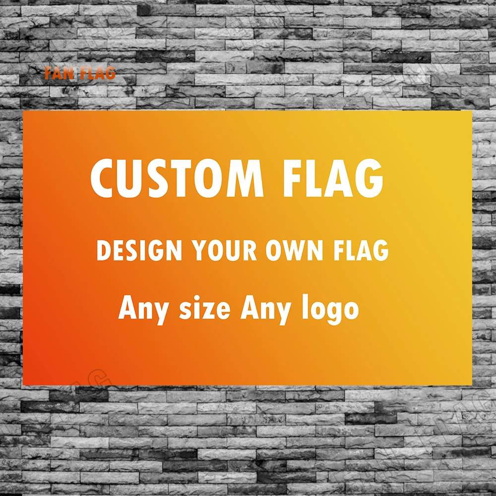 90x150cm Professional Custom Car Motorcycle Team or Conpany Logo Flag Polyester Printed Decoration Banner Tapestry Banner