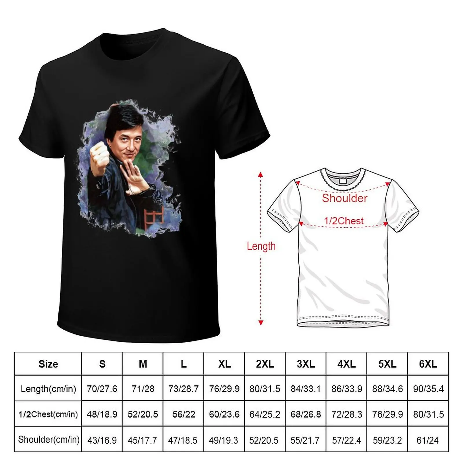 jackie chan T-Shirt Casual Everyday Wear T-Shirt