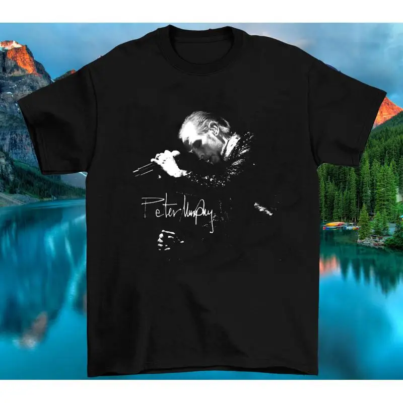 

Новая хлопковая черная футболка Bauhaus Band Peter Murphy всех размеров SE359