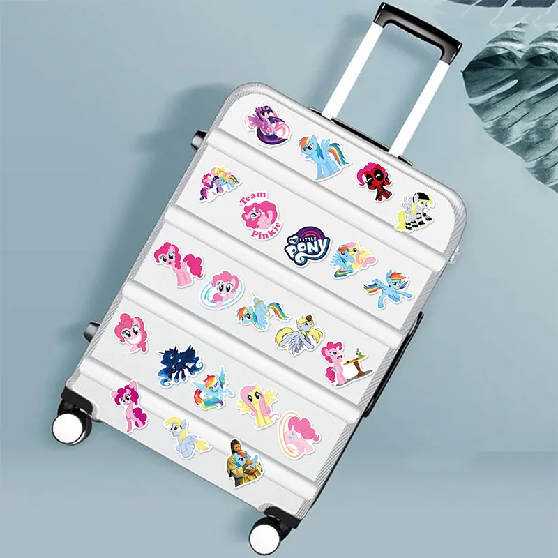 50Pcs Pony Stickers Cute Cartoon Stickers Mobile Phone Cup Notebook Waterproof Decorative Hand Account Stickers image 4