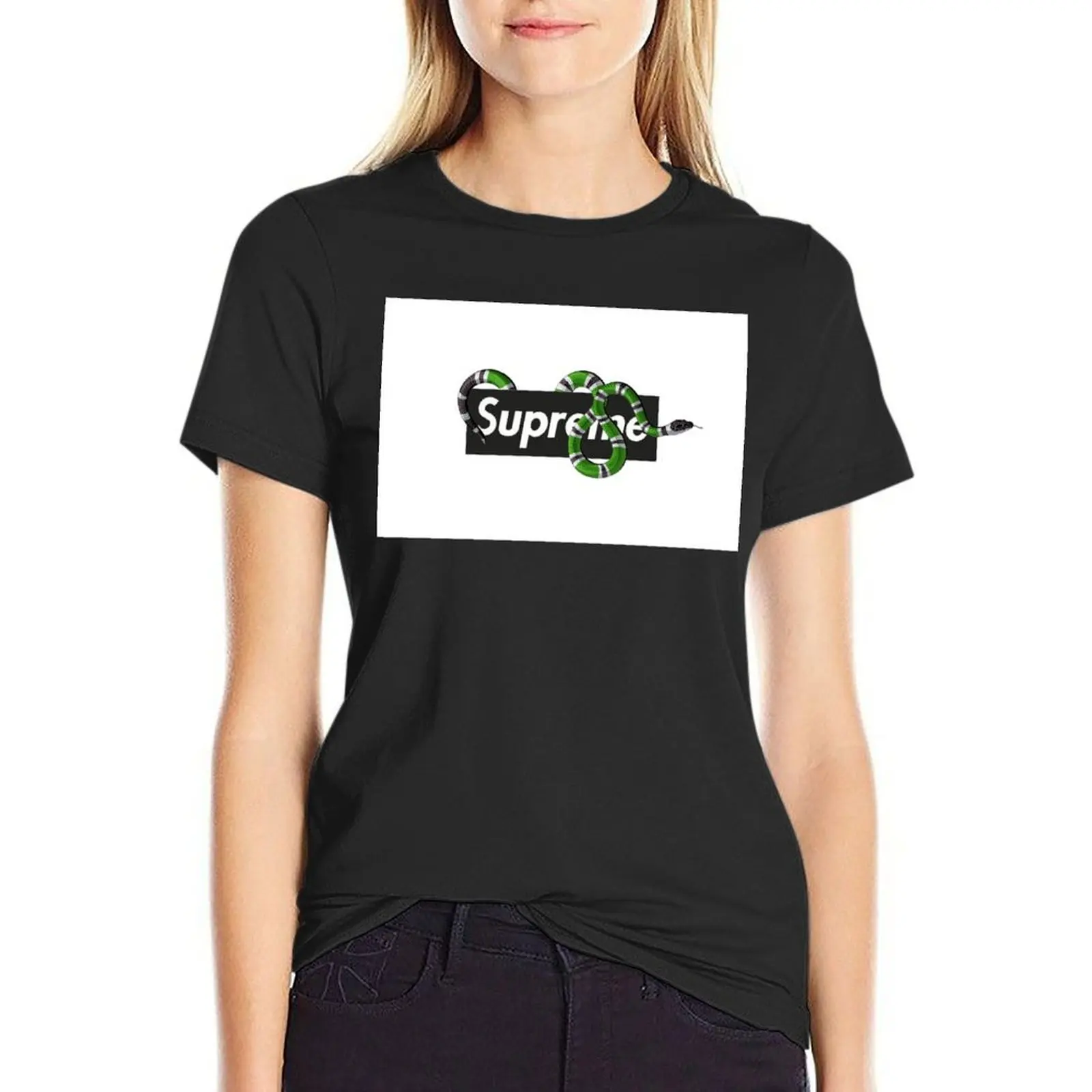 

Skateboard T-Shirt summer clothes vintage funny t-shirts for Women loose fit