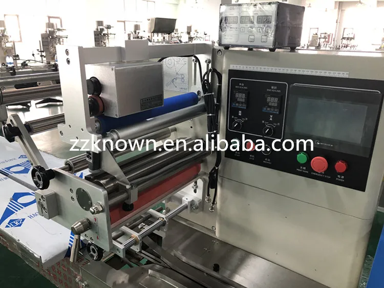 Автоматическая горизонтальная упаковочная машина для подушек KN-250X Машина для упаковки подушек