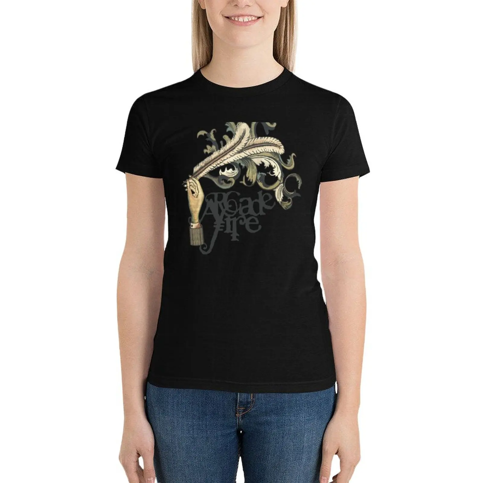 Arcade Fire - Funeral T-Shirt Aesthetic clothing oversized summer tops tshirts woman