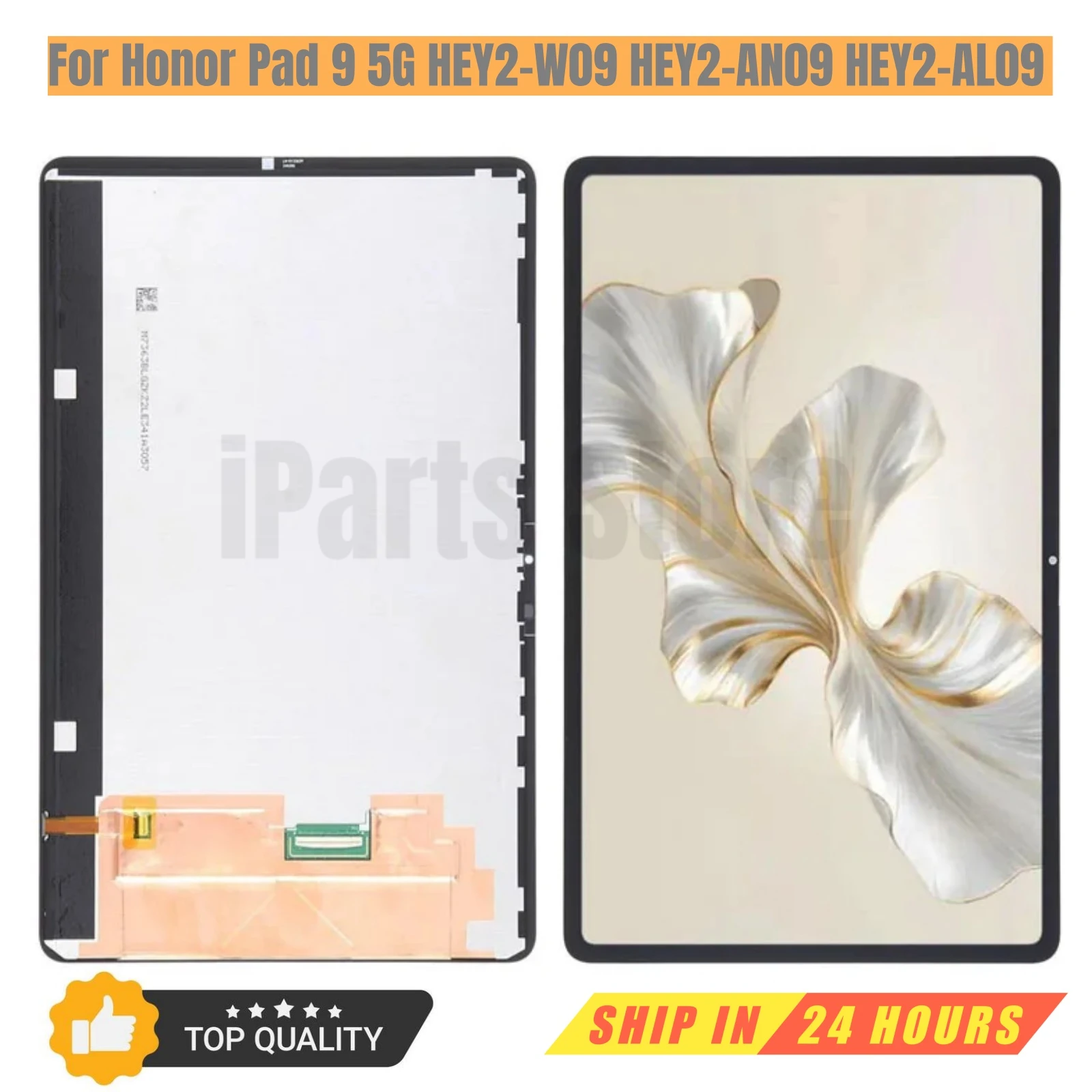 

iParts Replacement New Display for Honor Pad 9 5G HEY2-W09 HEY2-AN09 HEY2-AL09 LCD Touch Screen Digitizer Assembly Grade A Parts
