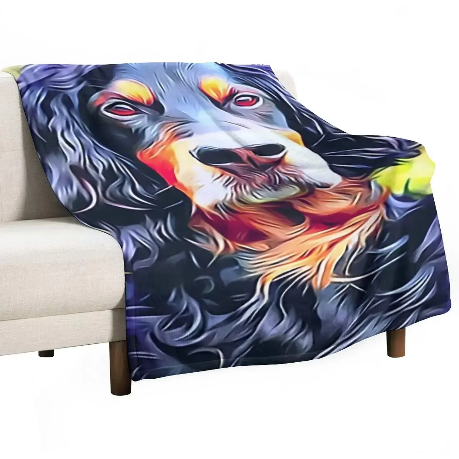 

Gordon Setter Throw Blanket Blankets For Sofas Decoratives Luxury Brand Blankets