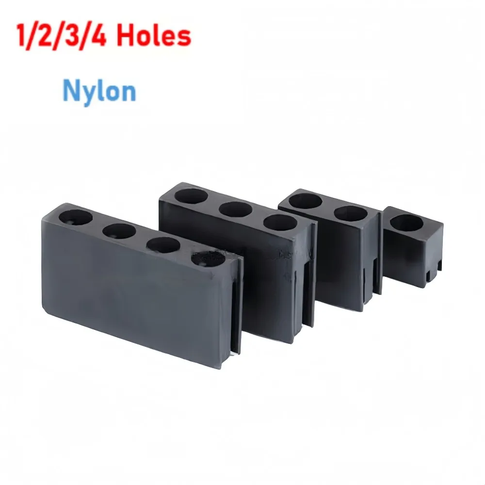 3mm Nylon Side Hole LED Lamp Seat 200/500pcs, 1/2/3/4 Holes Black Plastic Holder, Support F5mm Light Emitting Diode Installation