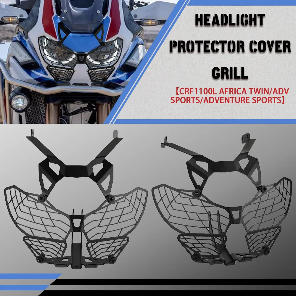 Headlight Head Light Guard Protector Cover FOR HONDA CRF1100L AFRICA TWIN ADV CRF 1100 L ADVENTURE SPORTS 2019 2021 Motorcycle