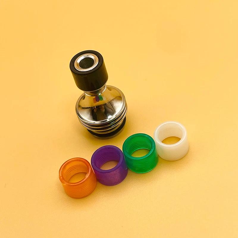 DSX 510 drip tip mtl Holy Grail Style stainless steel polished resin material