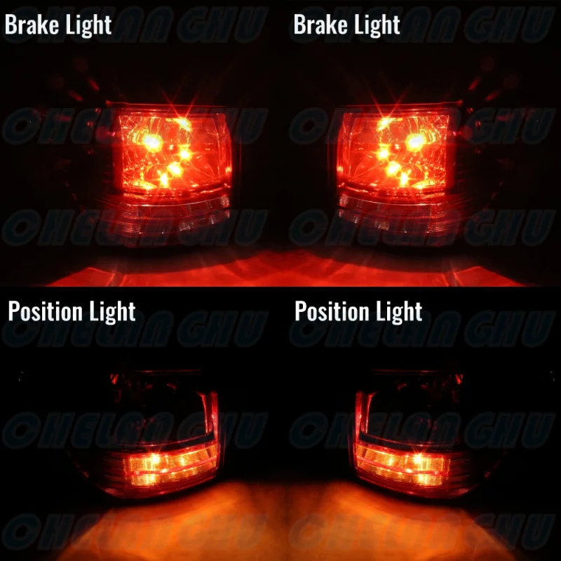 For Dodge Journey 2009 2010 2011 Car accessories 1 Pair Halogen Tail Light Rear Lamp Brake Light