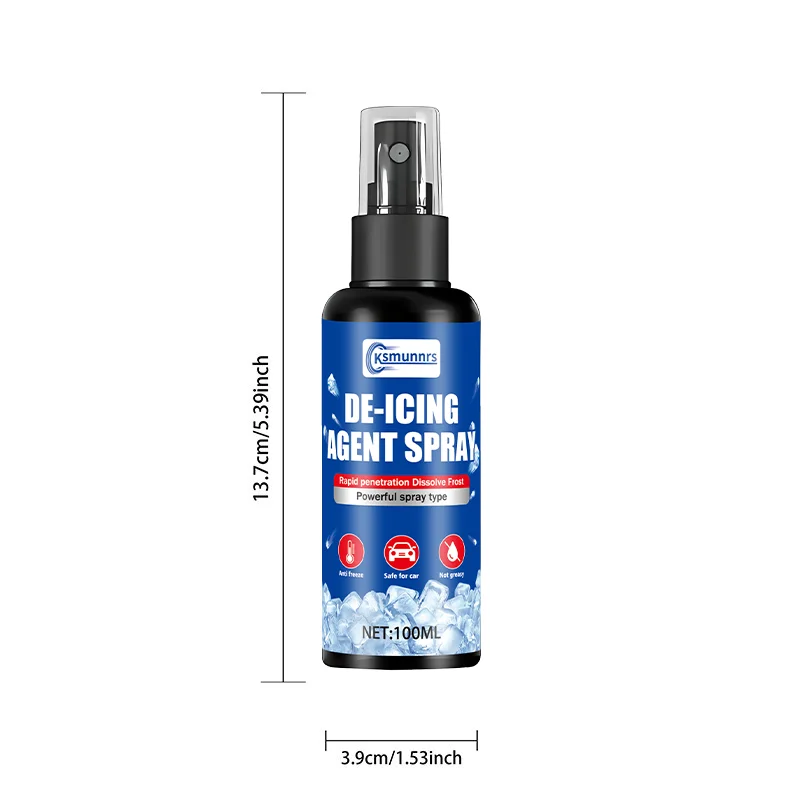 Picture 6: Car de-icer — can quickly melt ice and snow on the surface of the vehicle. Suitable for windshields, car windows, door handles,