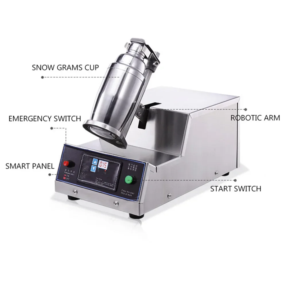 Máquina comercial de agitação de leite, porcessor de leite, agitador de cabeça única (para cima e para baixo), abanador horizontal de chá de leite