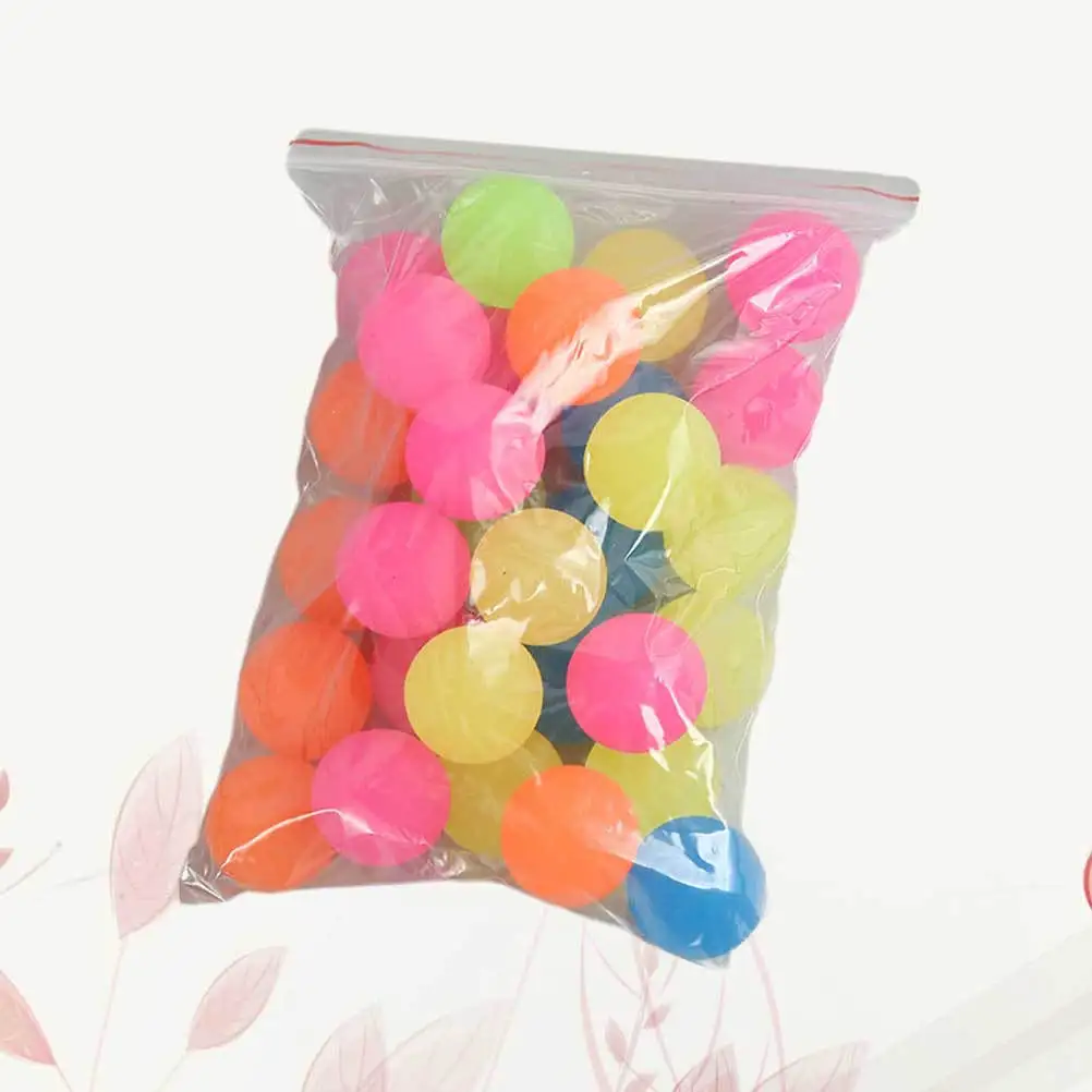 

20Pcs Bouncy Ball Premium Rubber Jumping Balls Colorful Fluorescent Leisure Play Party Gift Bouncy Ball Funny