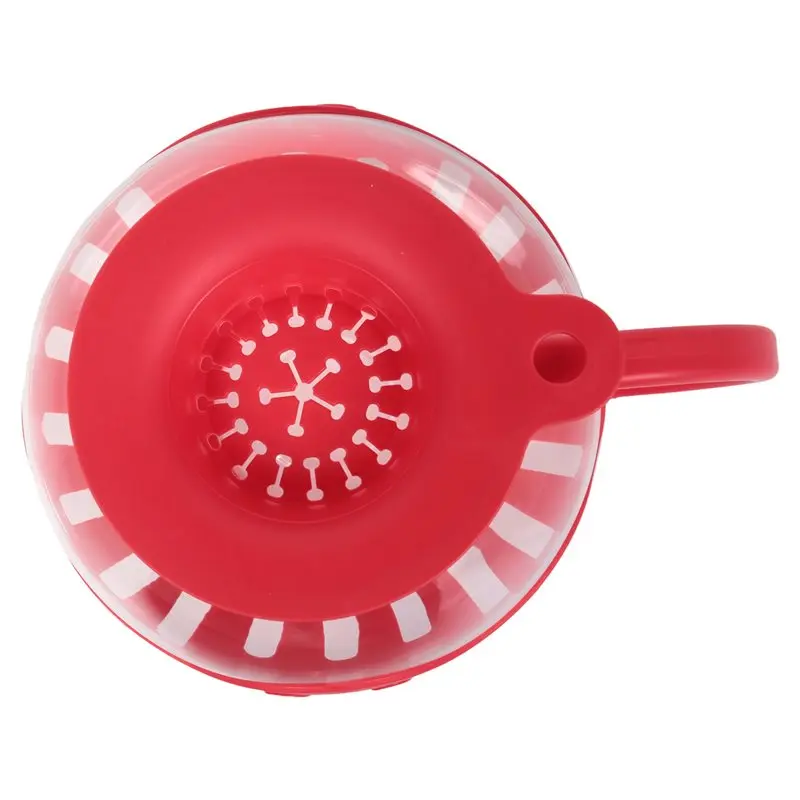 A98E-Popcorn Maker Microwave Snack Popcorn Air Poppers 2.25 Quart Popcorn Bowl Borosilicate Kitchen Accessories