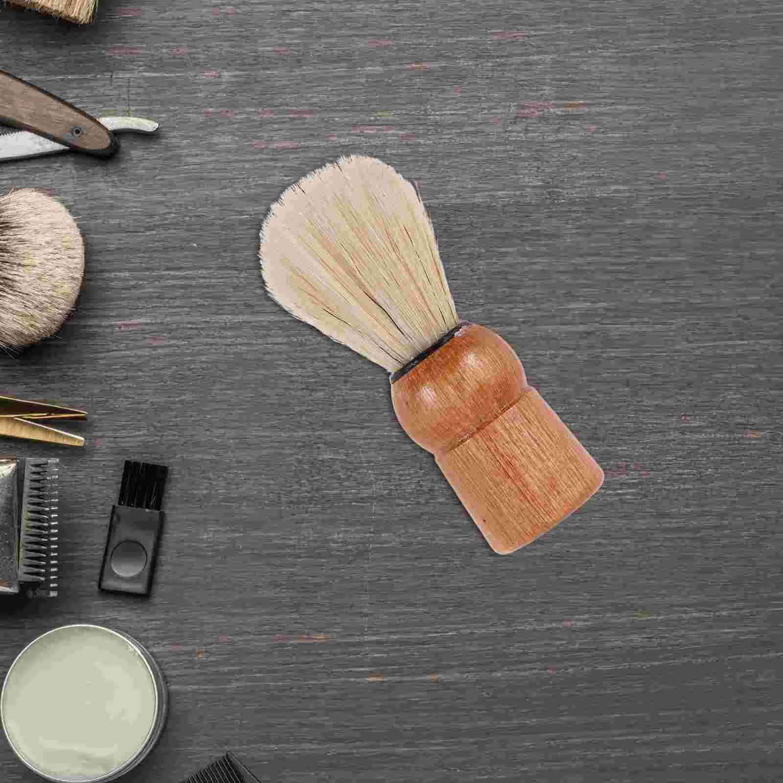 Brosse à barbe rétro, outil masculin, crème de rasage, nettoyage pour hommes, Kit de rasoir avec