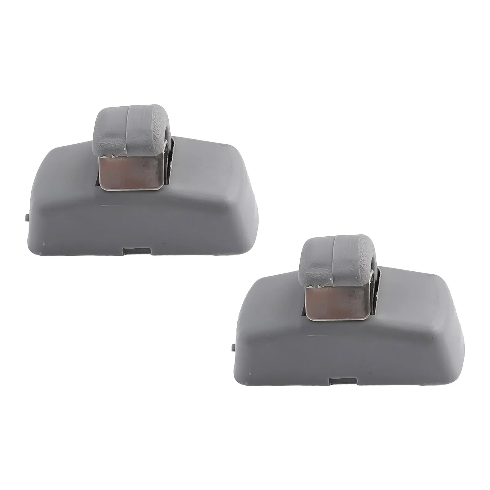 Skoda Sun Visor Clips Front Sun Visor Hook Clips Direct Replacement High Reliability Stable Characteristics Stylish Gray Color