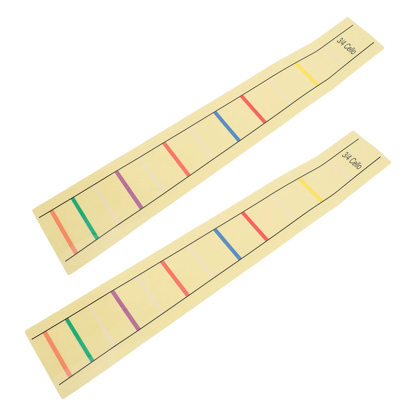 2Pcs Cello Note Stickers Removable Finger Guide Labels for Beginners Accurate Intonation Learning Aid Essential Cello