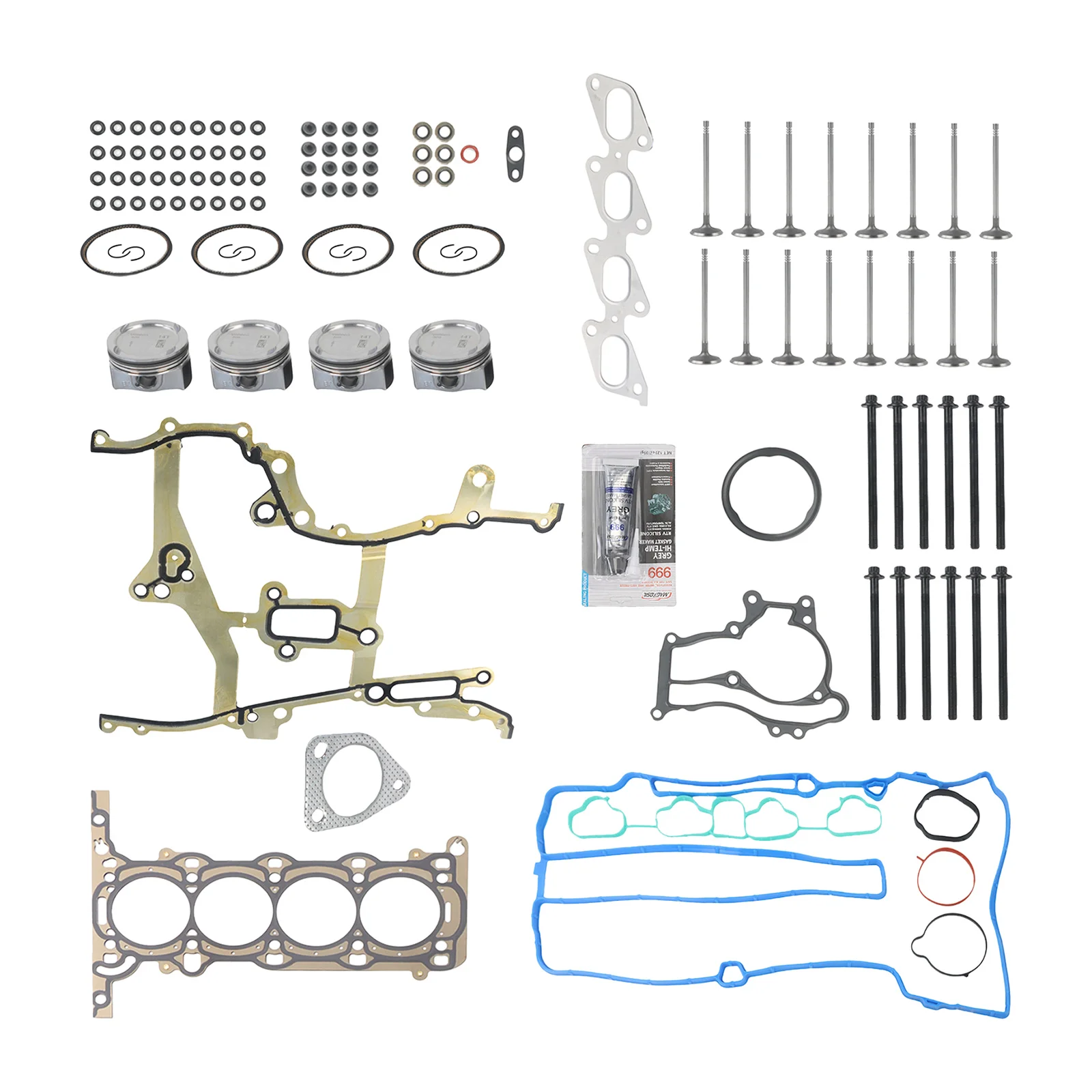 

1 комплект прокладок головки блока цилиндров для Chevrolet Sonic Cruze 2011-2016 1.4L
