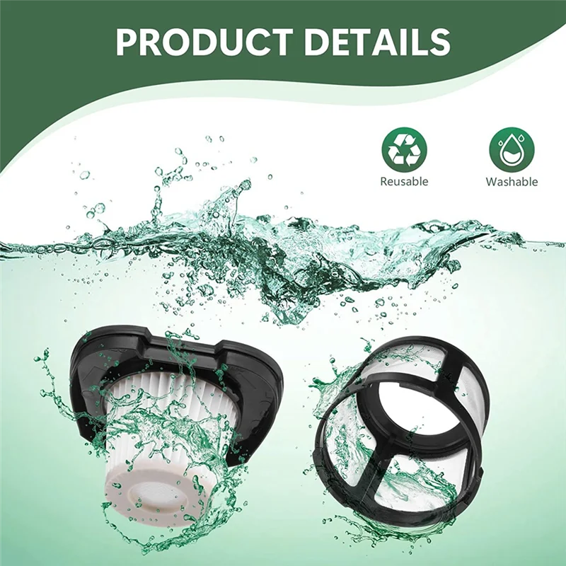 

Замена фильтра B69C 2284W для ручного пылесоса Bissell 2284W, 2390, 2389, 2390A, сравните с деталью 1614212, 1614203 и 1614204