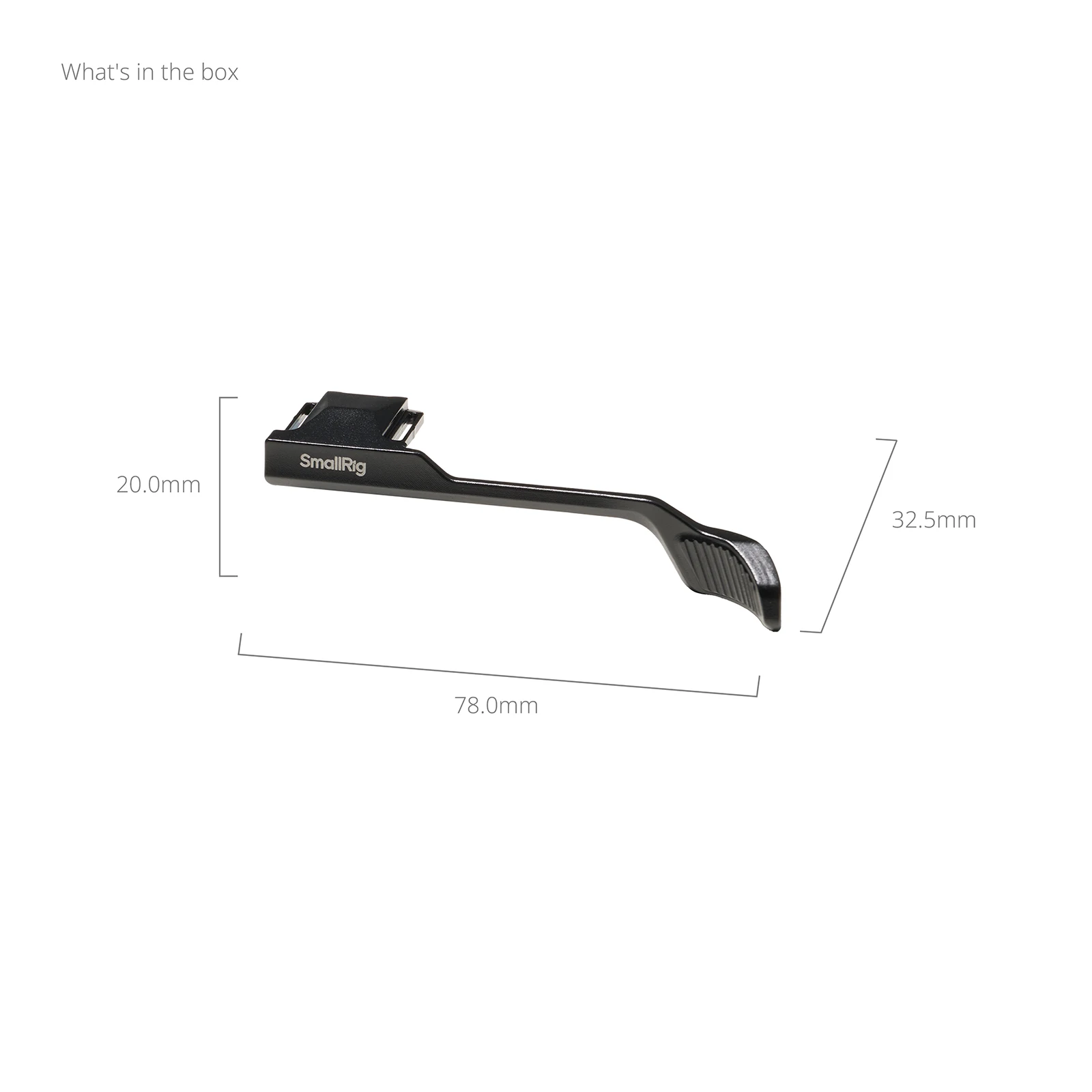 SmallRig L10 duimgreep met hot shoe cover voor Panasonic L10 duimsteun, ingebouwde siliconen pads en afneembare sleuf voor camera's 5703