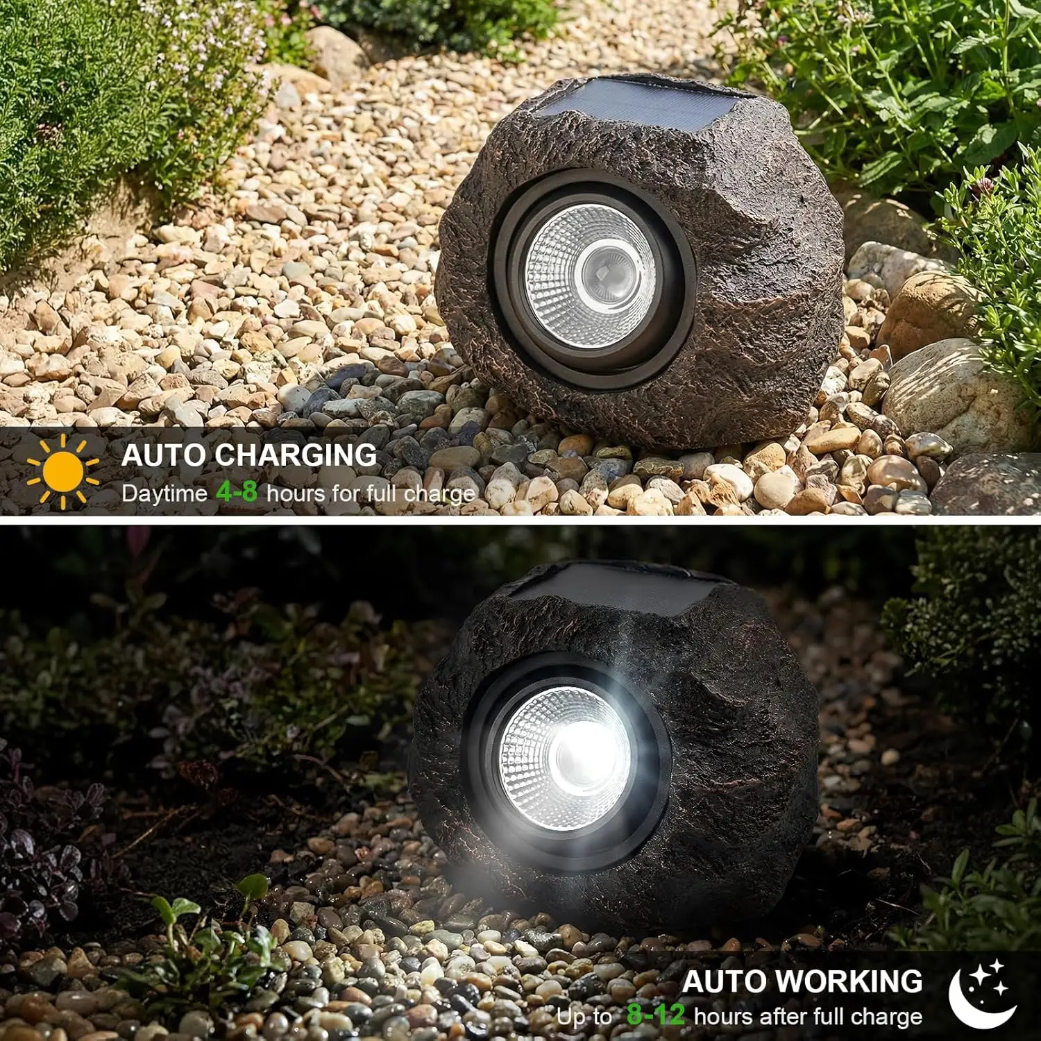 Outdoor Path Fixtures Glass Metal 25cm Buried Ground Light Rust Proof Winter Warm White