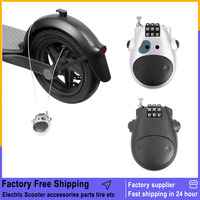 Mini Helmet Lock for Ninebot Max G30 for Xiaomi M365 Pro for Dualtron for Zero 8X 10X Electric Scooter Anti-Theft Password Locks