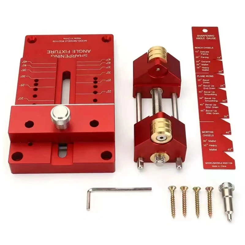 

Sharpening System Honing Guide Sharpening Holder Angle Fixture Gauge For Woodworking Chisel Sharpening Holder Guide Durable