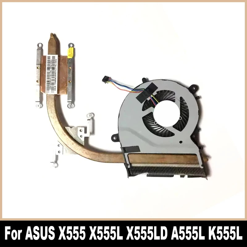 Original For ASUS X555 X555L A555L F555L K555L X555LD X555LP X555LJ X555LF Laptop CPU Cooling Fan Cooler With Heatsink Radiator